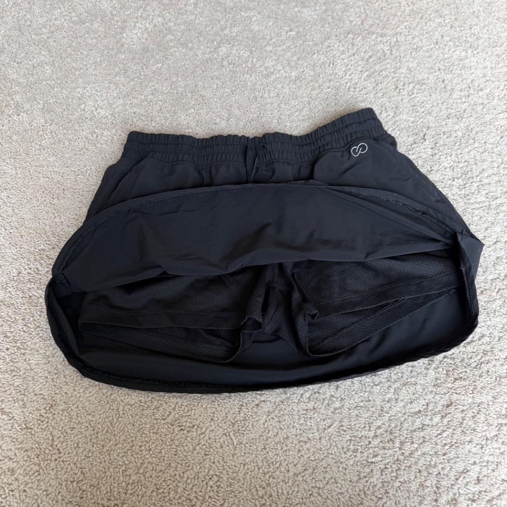 CALIA Black Athletic Skort Size M Tennis Golf Activewear Skirt - Picture 7 of 9